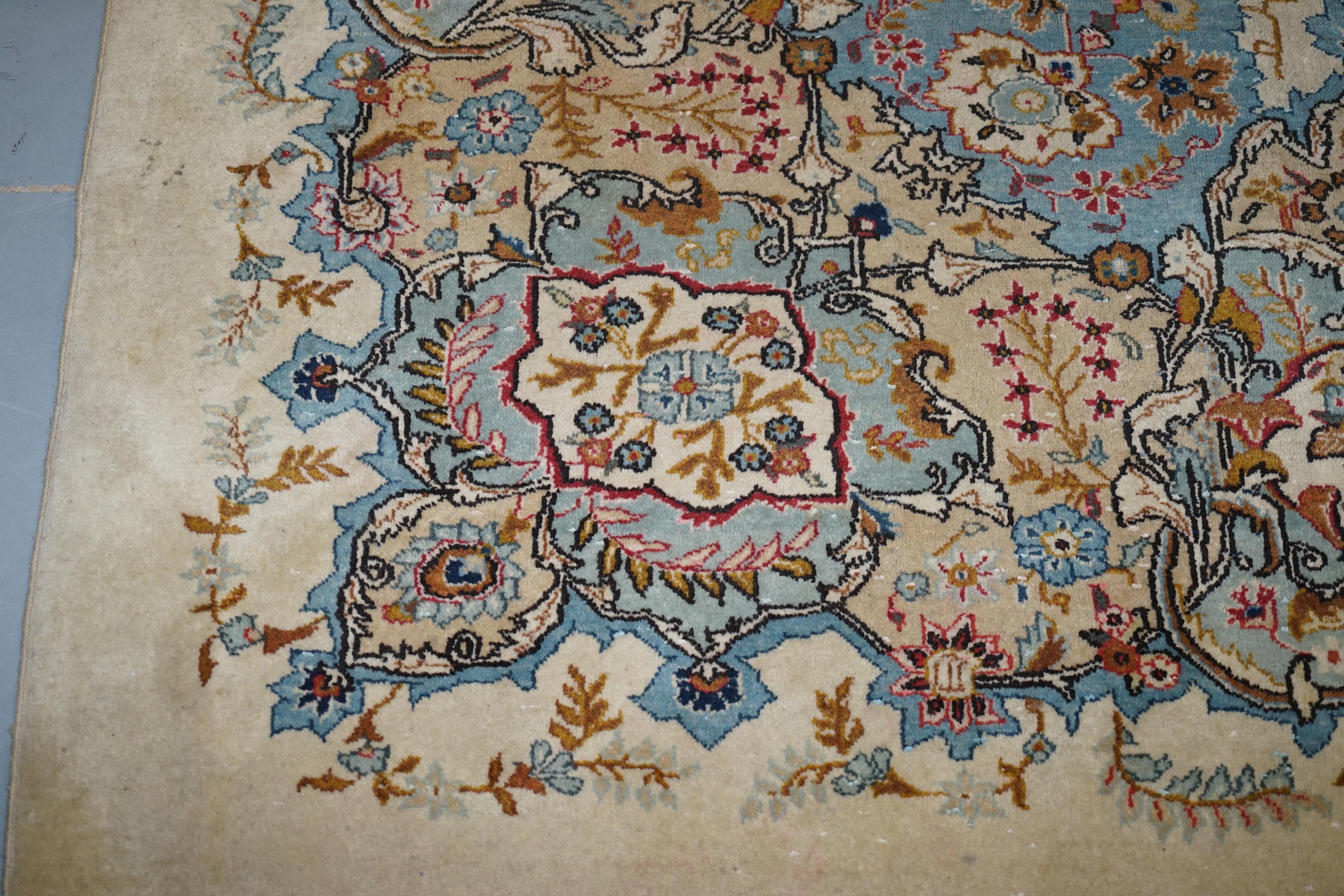 Massive Central Persian Royal Kashan Carpet Rug Pendant Medallion 4