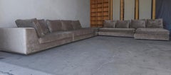 Massive 5 Piece Modular Sectional Sofa by Minotti