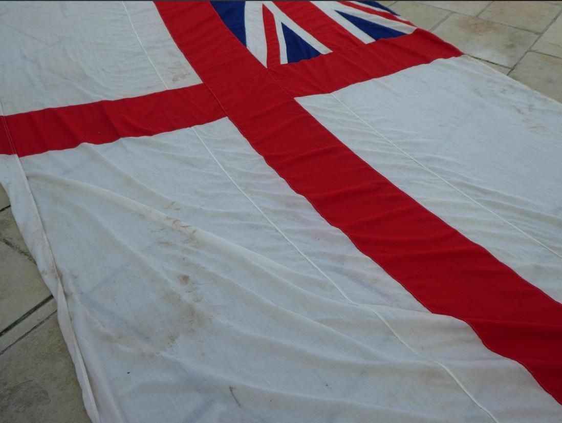 Other Massive Meter St George English Royal Navy Maratime Naval Ensign Flag