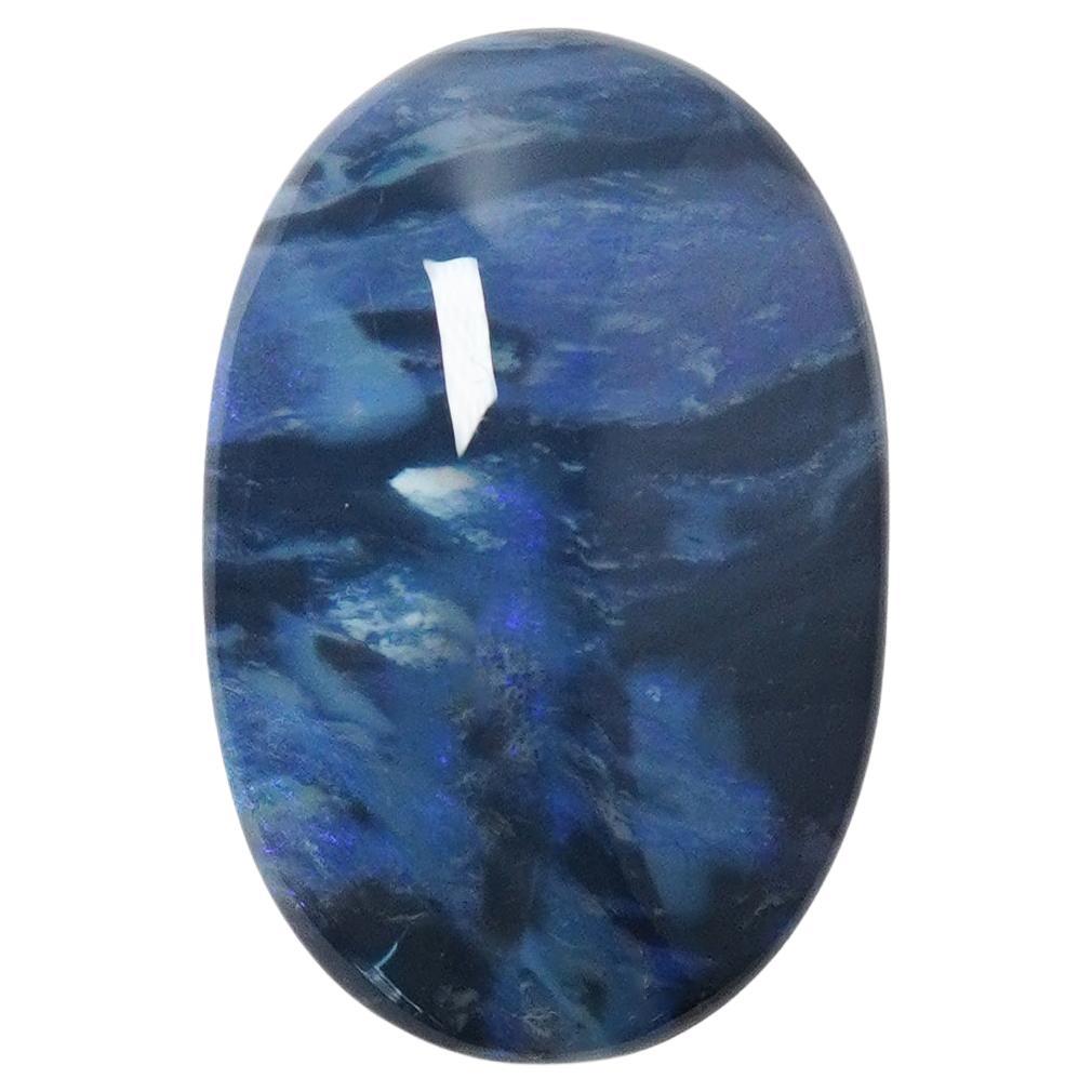 Massive 56 Carat Australian Black Opal: Rare Lightning Ridge Gemstone Treasure For Sale