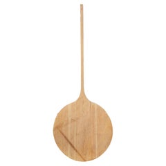 Masiva tabla de amasar de pino escandinavo de 7 pies del siglo XIX