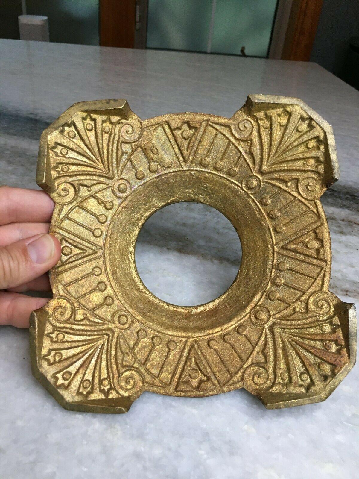 Antique, Crystal Ball w/Ornate Brass, Victorian, Finely Cast Stand! In Good Condition For Sale In Brunswick, ME