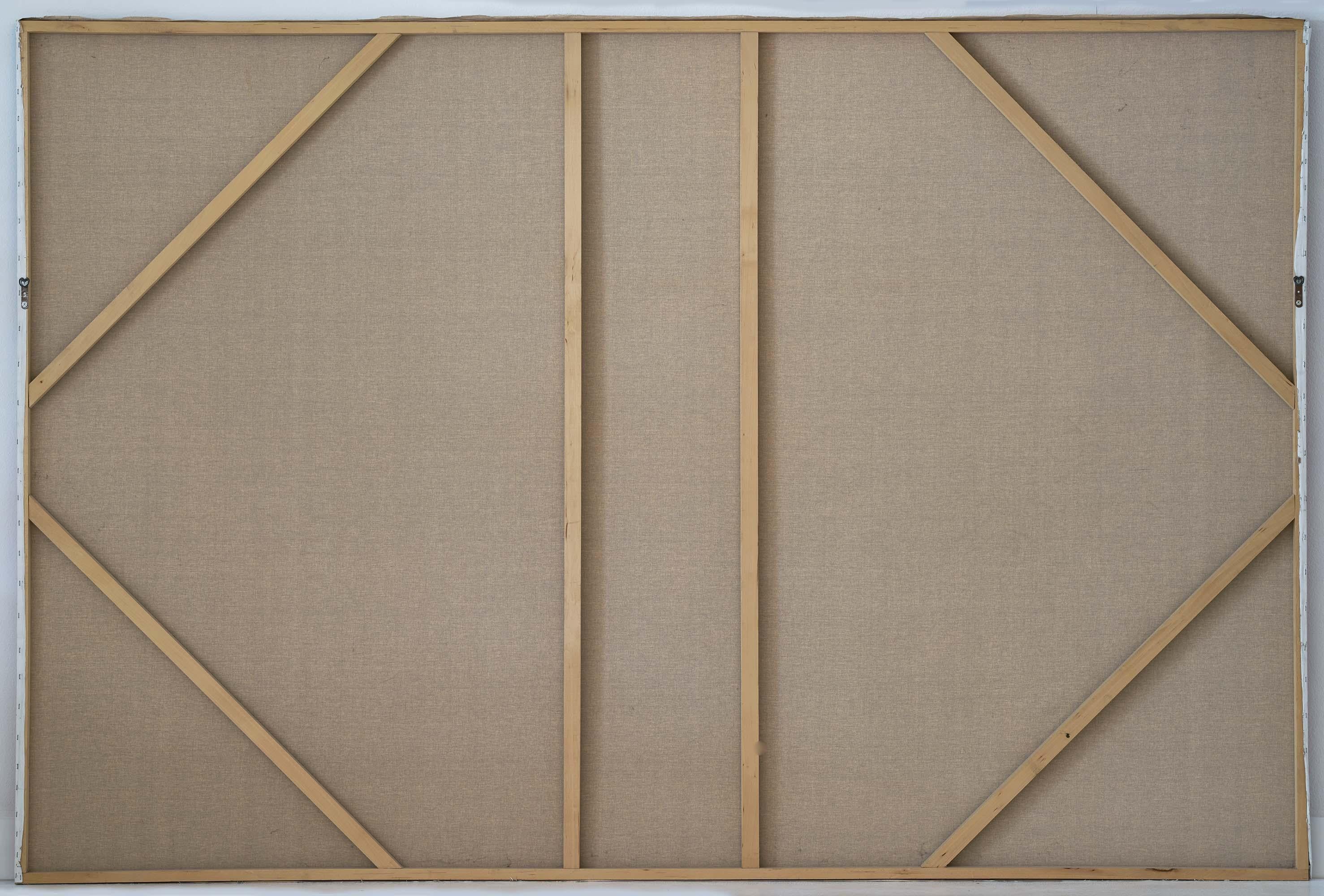 Massives abstraktes Acryl auf Leinwand, Pascal Magis (1955-2011) (Ende des 20. Jahrhunderts) im Angebot