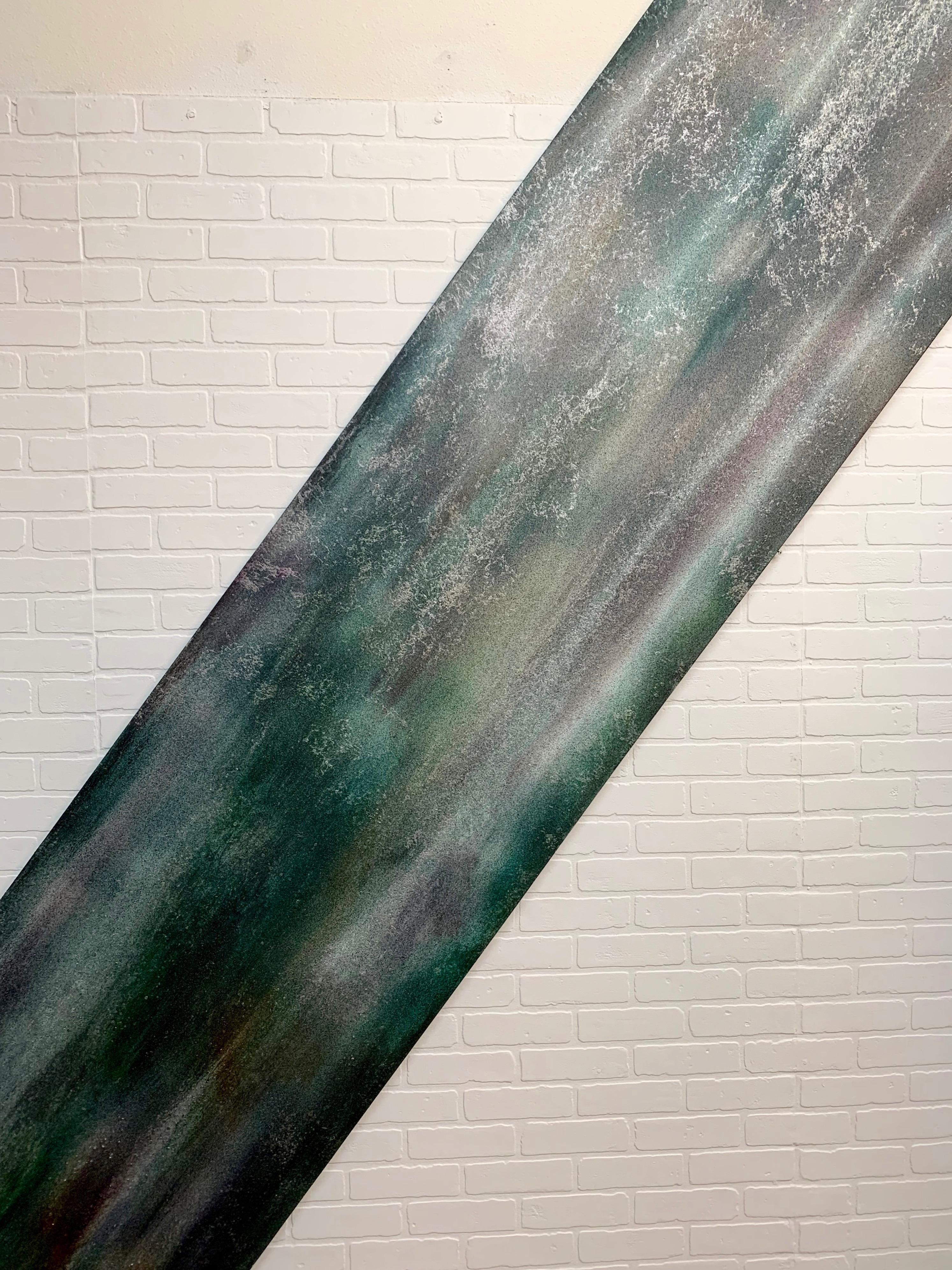 Massive Abstract Painting on Canvas In Good Condition In Denton, TX