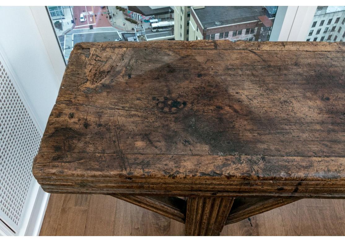 Massive And Extraordinary Primitive French Hunt Board For Sale 8