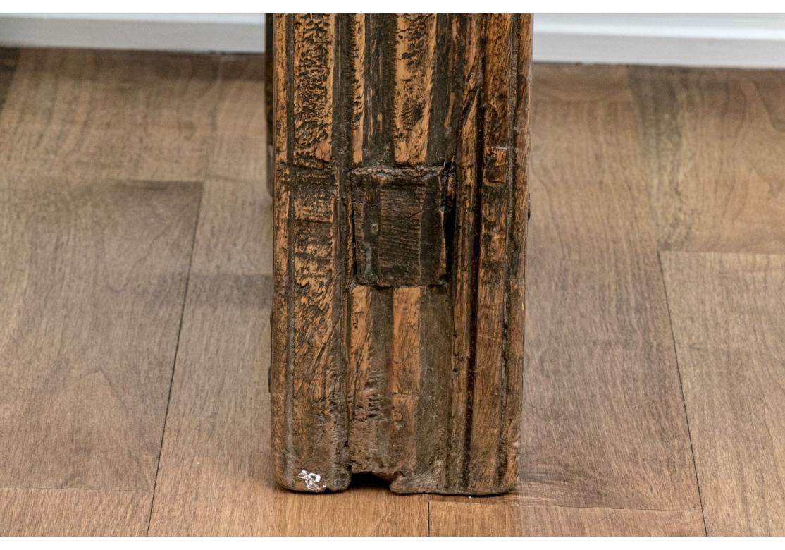 Wood Massive And Extraordinary Primitive French Hunt Board For Sale