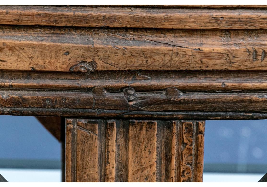 Massive And Extraordinary Primitive French Hunt Board For Sale 1