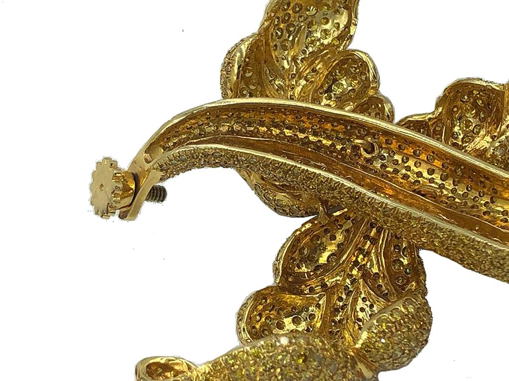 Massive And Fabulous Ruby And Canary Diamond Flow… - image 9