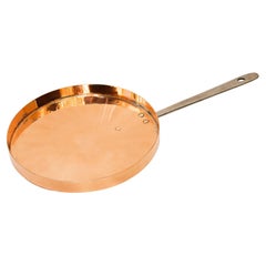 Massive and Heavy and Big Art Deco Copper Pan vienna around 1930s