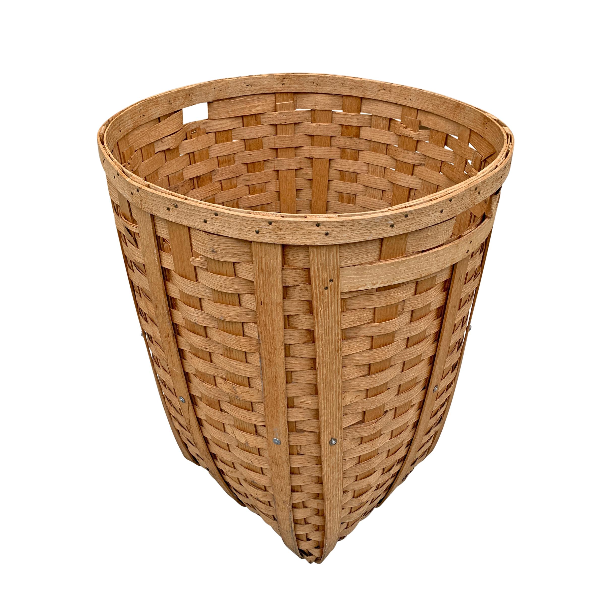 tall bushel basket