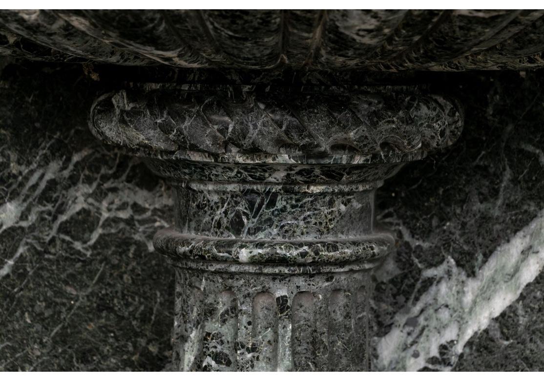 Großer antiker B. Altman's New Yorker Marmor-Eiswasserbrunnen mit Delphin-Tülle im Angebot 11