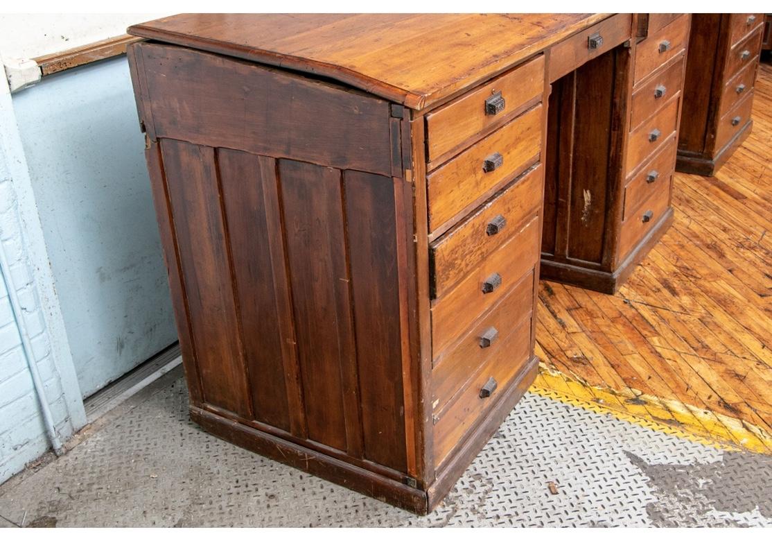 Massive Antique Clerks Workbench/ Counter 9