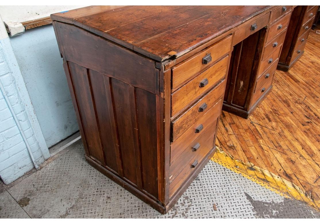 Massive Antique Clerks Workbench/ Counter 1