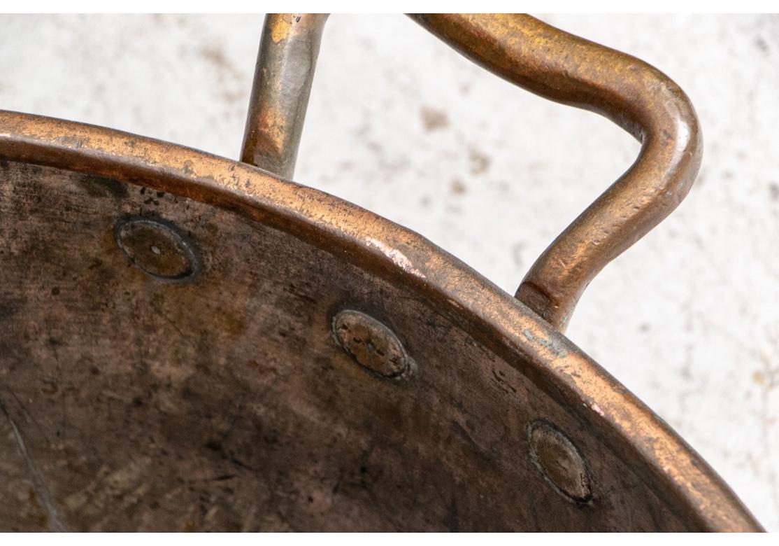 Massive Antique Copper Cauldron In Good Condition In Bridgeport, CT