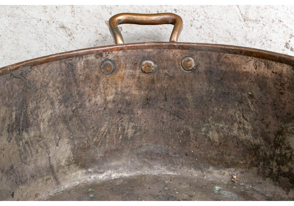 19th Century Massive Antique Copper Cauldron