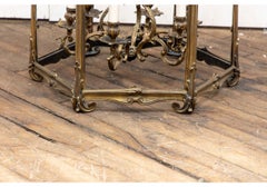 Lámpara de seis luces Massive Antique French Bronze