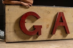 Massive Antique Garage Sign
