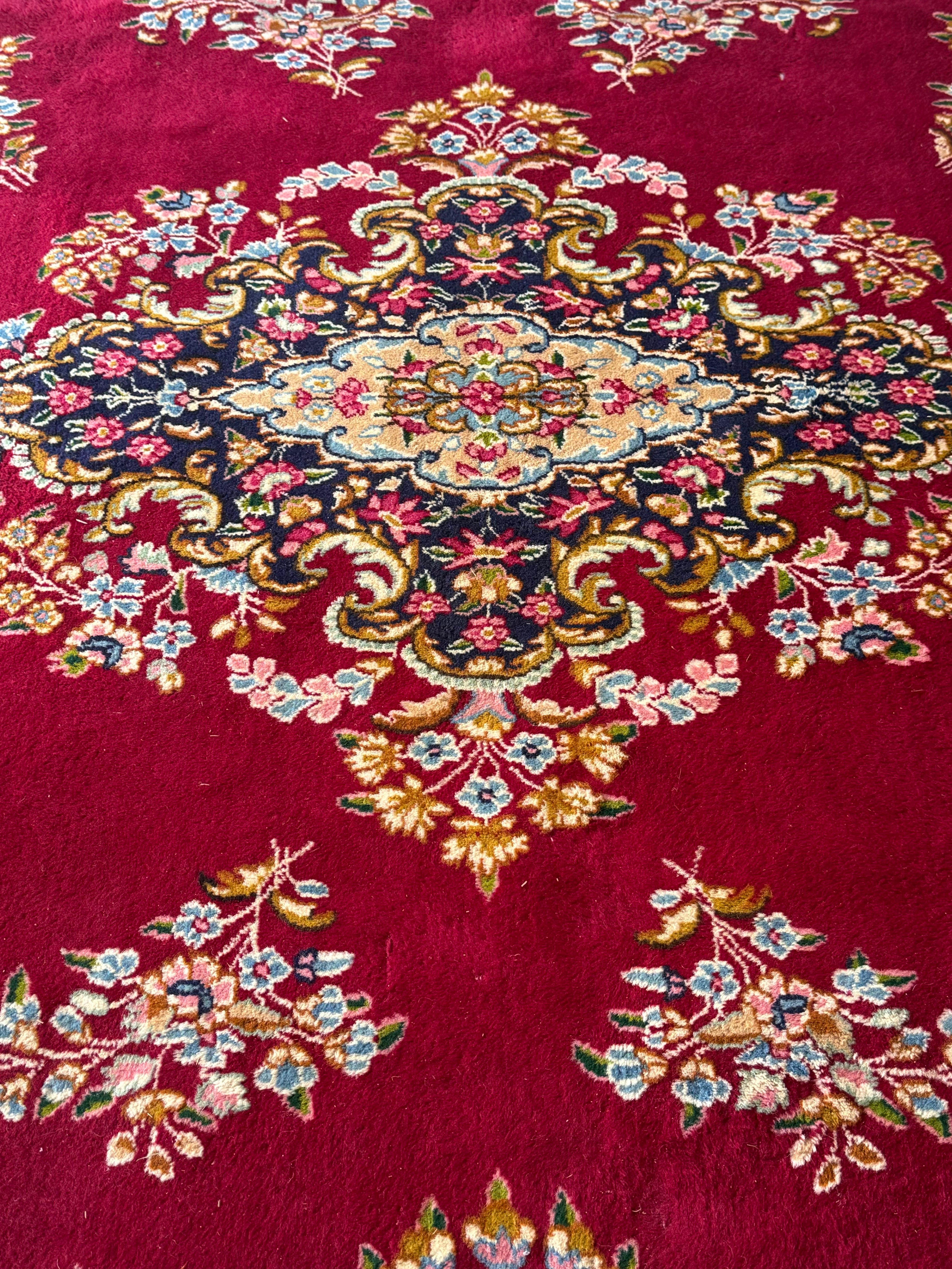 Massive Antique Persian Kerman Rug For Sale 5