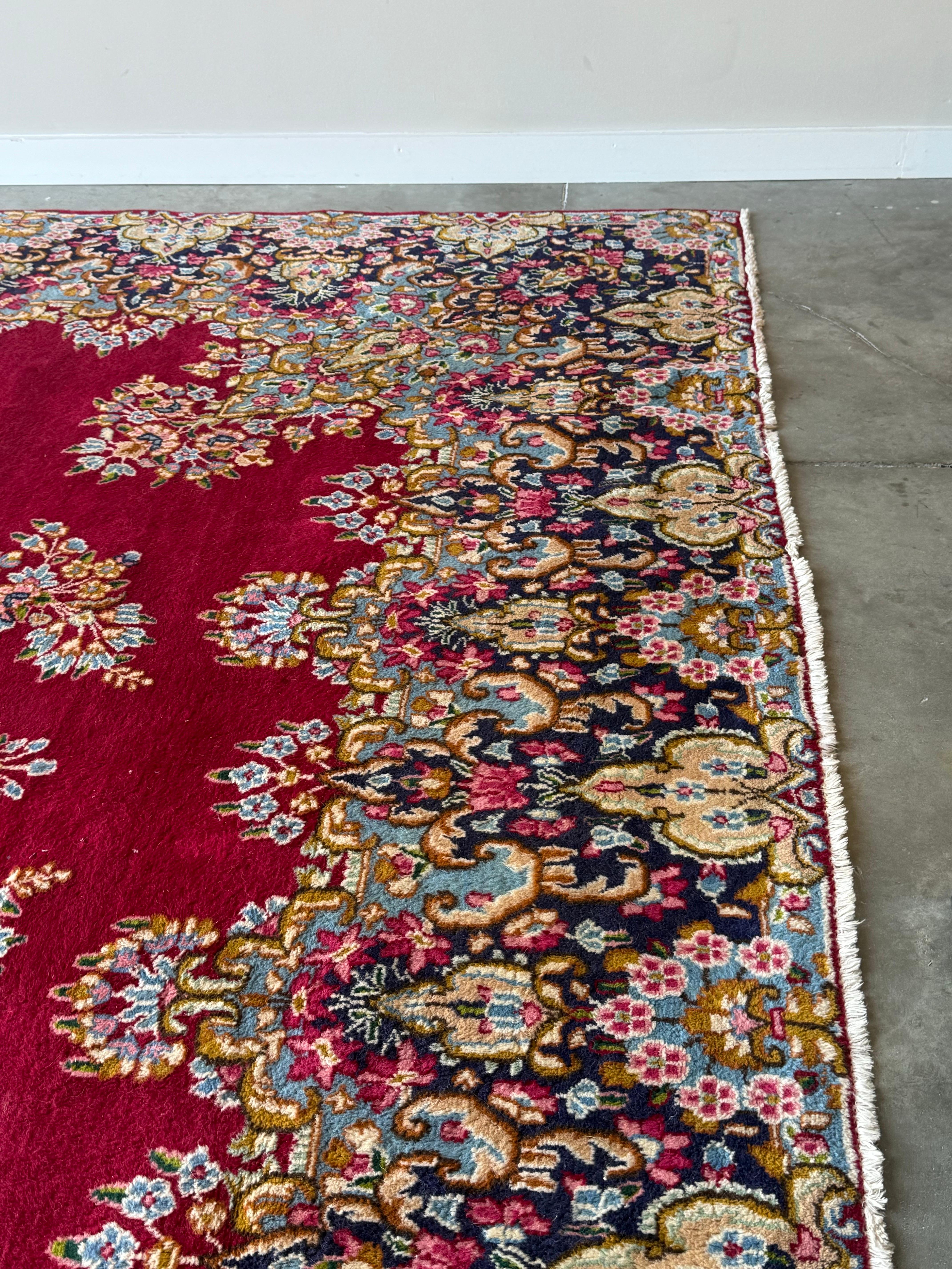 Massive Antique Persian Kerman Rug For Sale 2