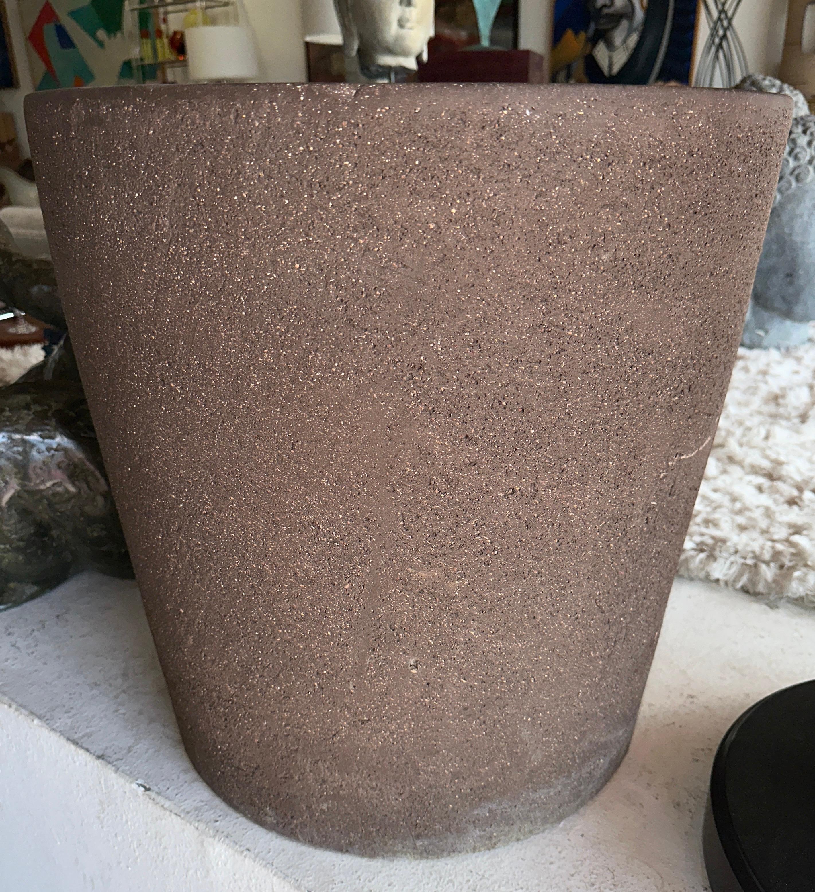 Massive Architectural Stoneware Pottery Planter For Sale 3