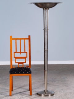 Massive Art Deco Jean Perzel Style Torchiere Floor Lamp, circa 1935