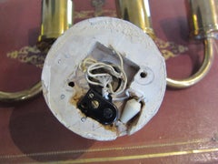 massive art deco sconces attributed to Josef Frank