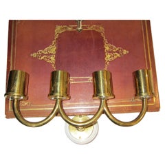 massive art deco sconces attributed to Josef Frank