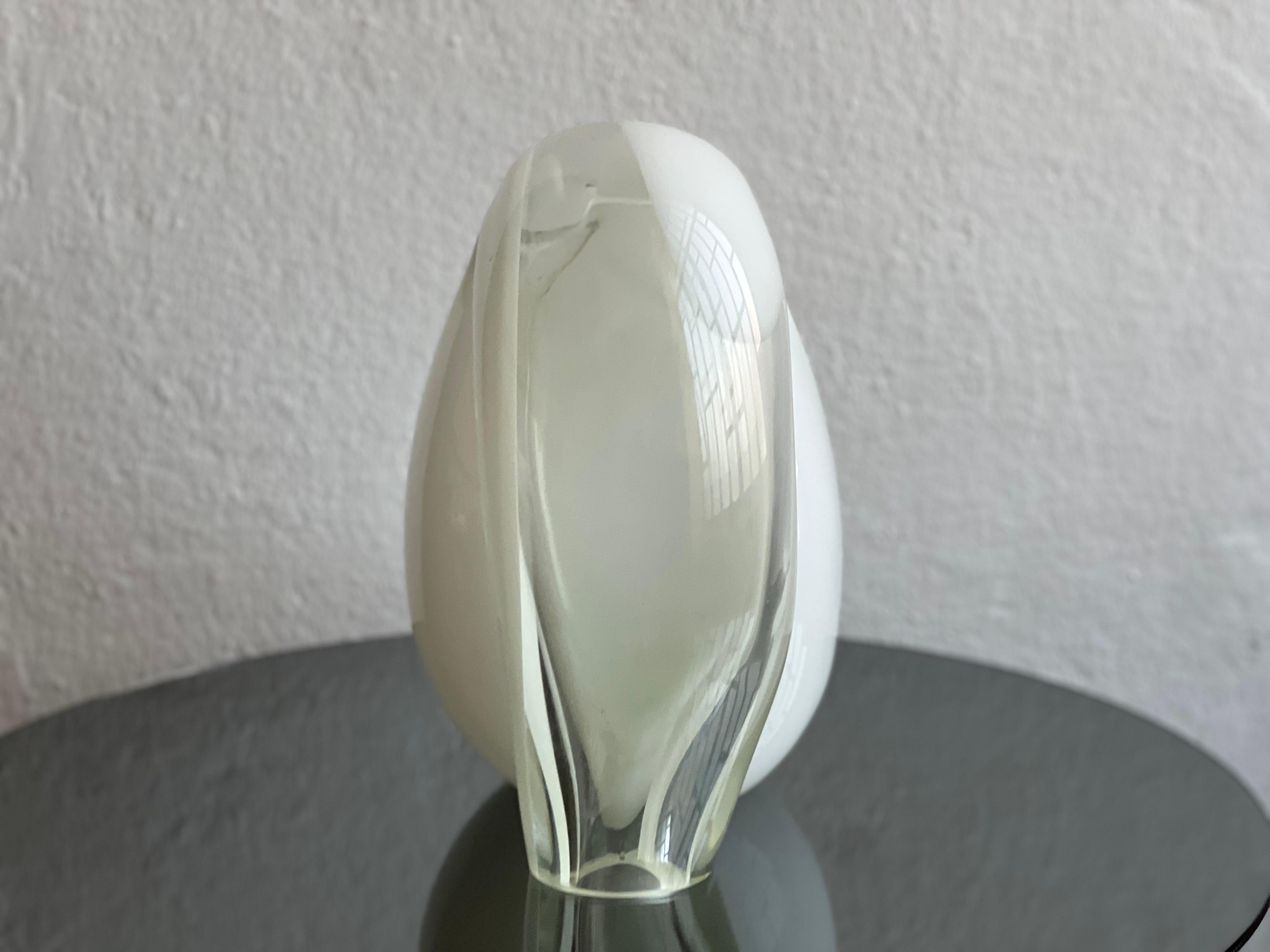 Tischlampe Munega aus massivem Kunstglas von Gino Vistosi, Murano, Italien, 1970er Jahre im Angebot 6