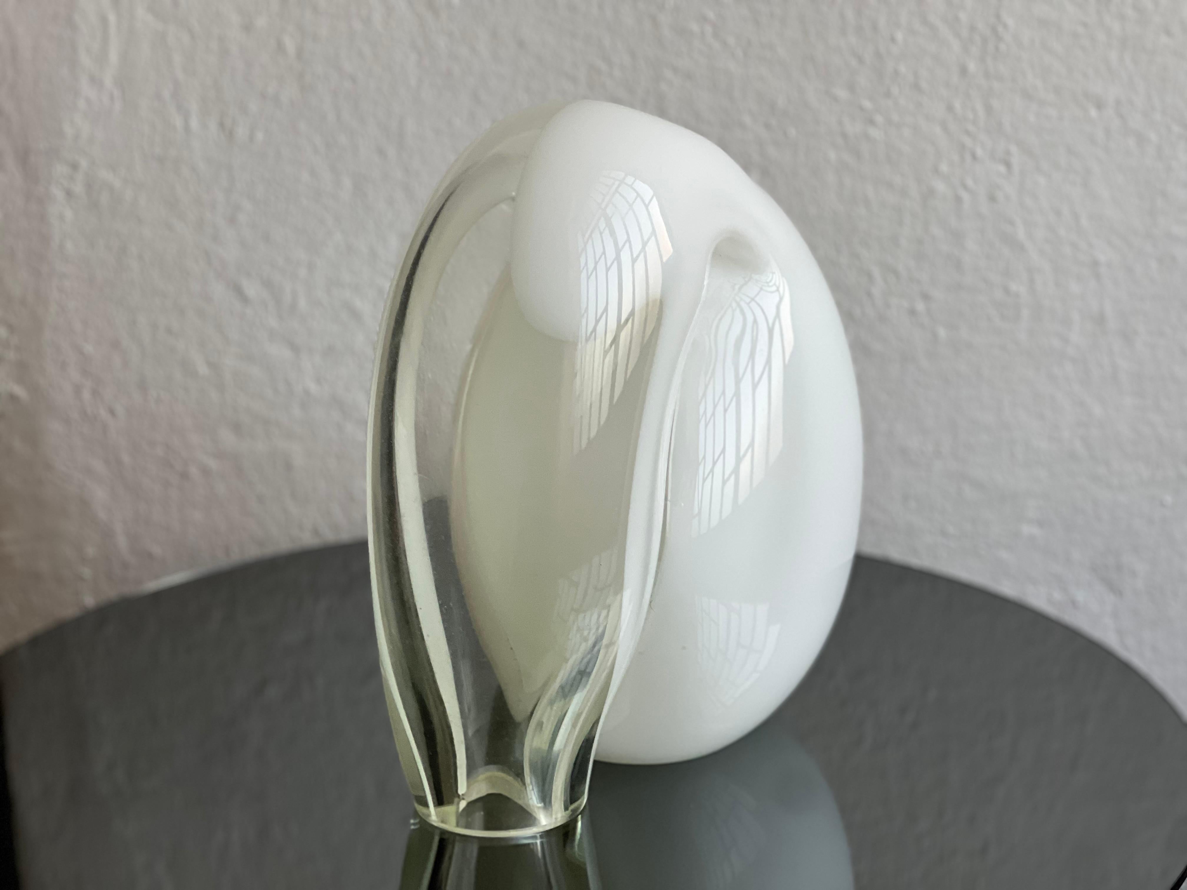 Tischlampe Munega aus massivem Kunstglas von Gino Vistosi, Murano, Italien, 1970er Jahre im Angebot 7