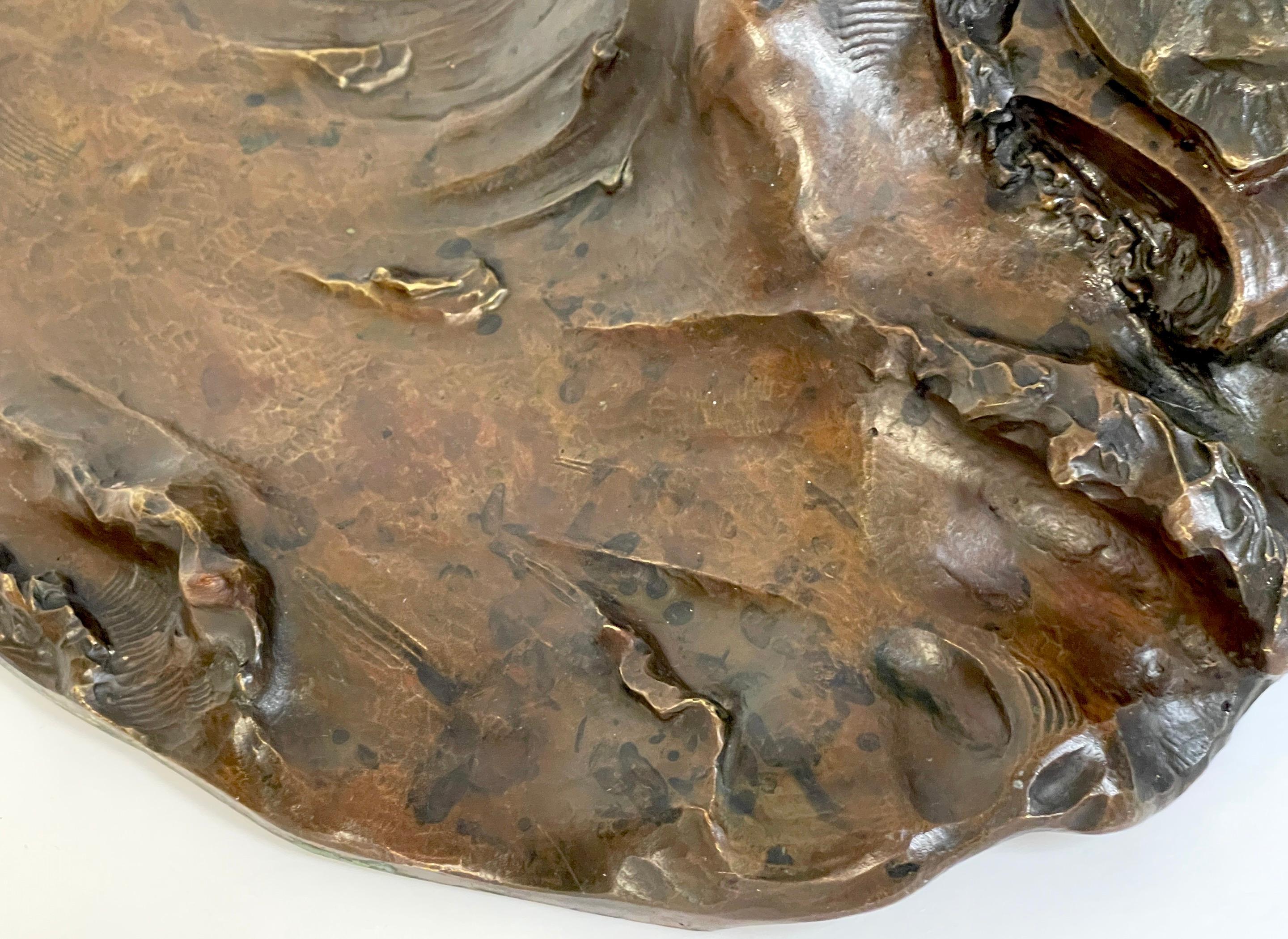 Massive Art Nouveau Bronze Poseidon Inkwell, by Hans Müller For Sale 4