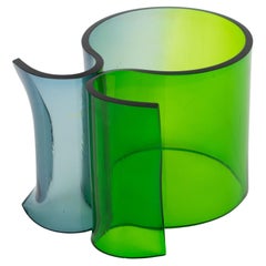 Massives blaues und smaragdgrünes Plexiglasarmband