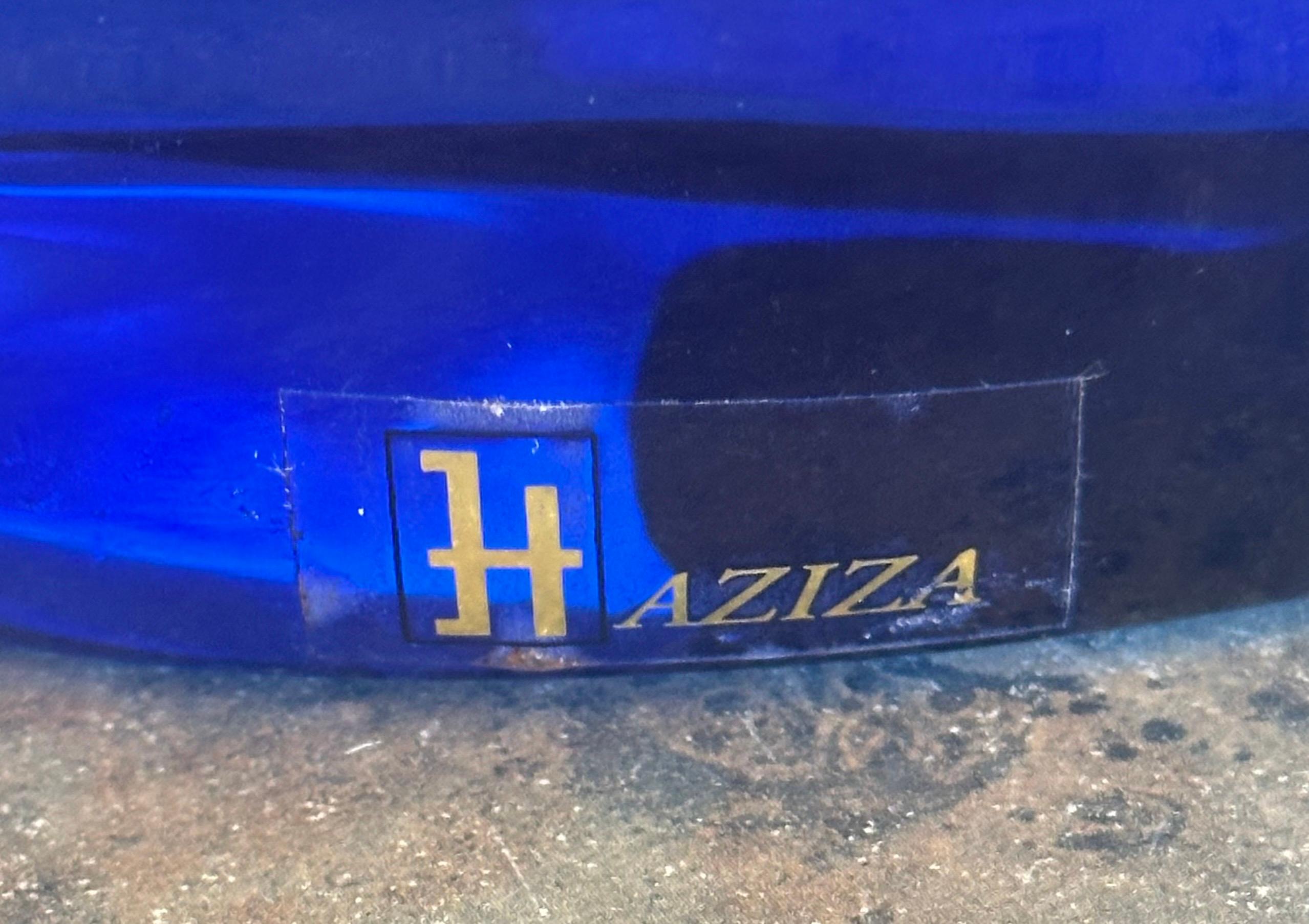 Scultura massiccia di rana blu in lucite di Shlomi Haziza in vendita 8