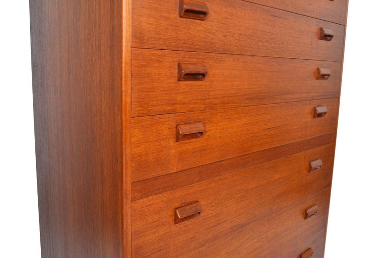 Massive Borge Mogensen Teak Oak Highboy Dresser For Sale At 1stdibs