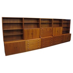 Used Massive Borge Mogensen Teak Wall Unit