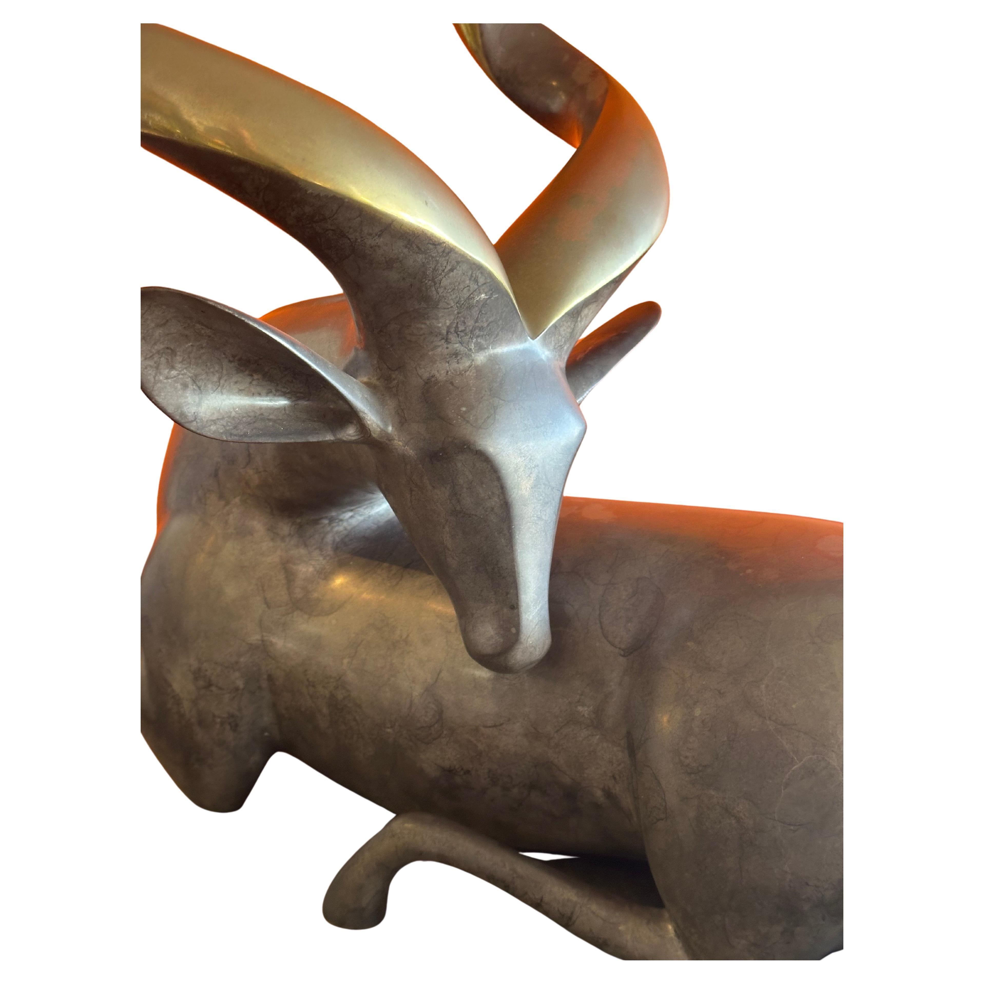 Mid-Century Modern Massive Bronze 