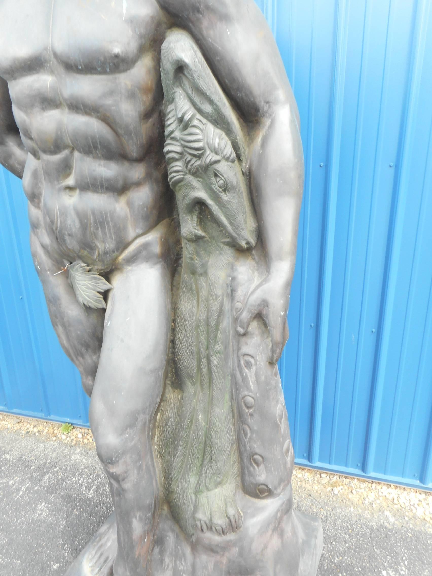 Classical Greek Massive Bronze Greek Statue