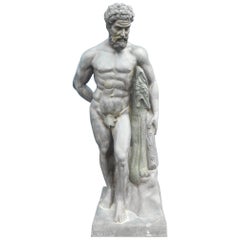 Statue grecque en bronze massif