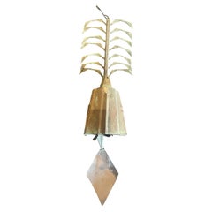 Massive Bronze Ribbed Wind Chime / Bell by Paolo Soleri for Cosanti