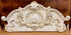 Massive Carved Architectural Relief Plaque Pediment