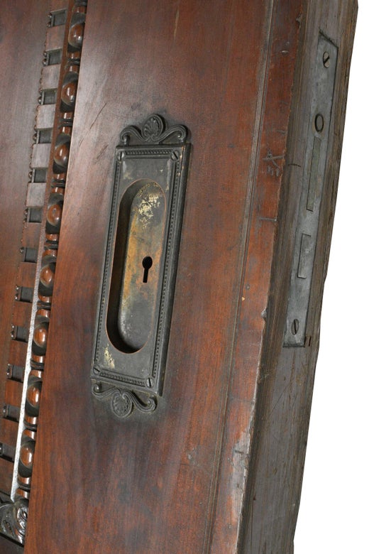 Massive Carved Oak Pocket Door At 1stdibs