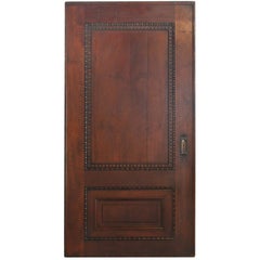 Massive Carved Oak Pocket Door