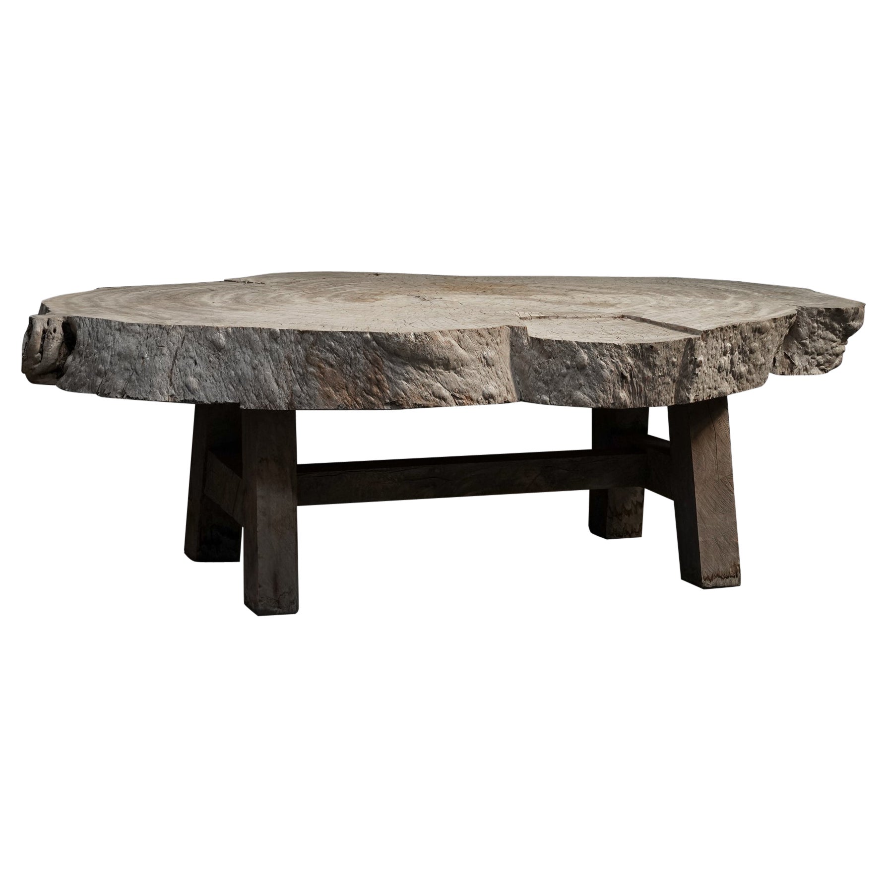 Table centrale Live Edge massive