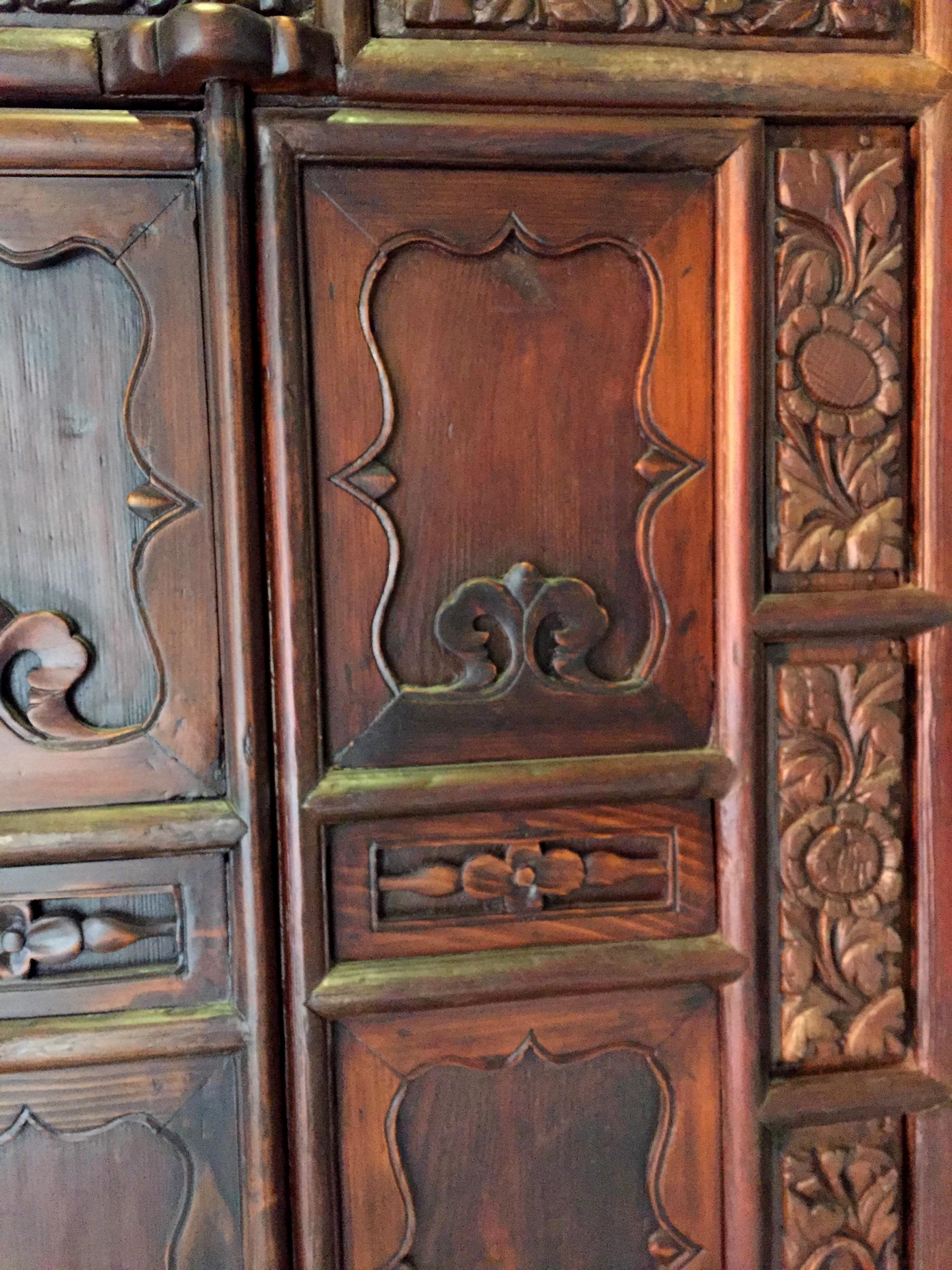 Chinese Antique General's Armoire  For Sale 4