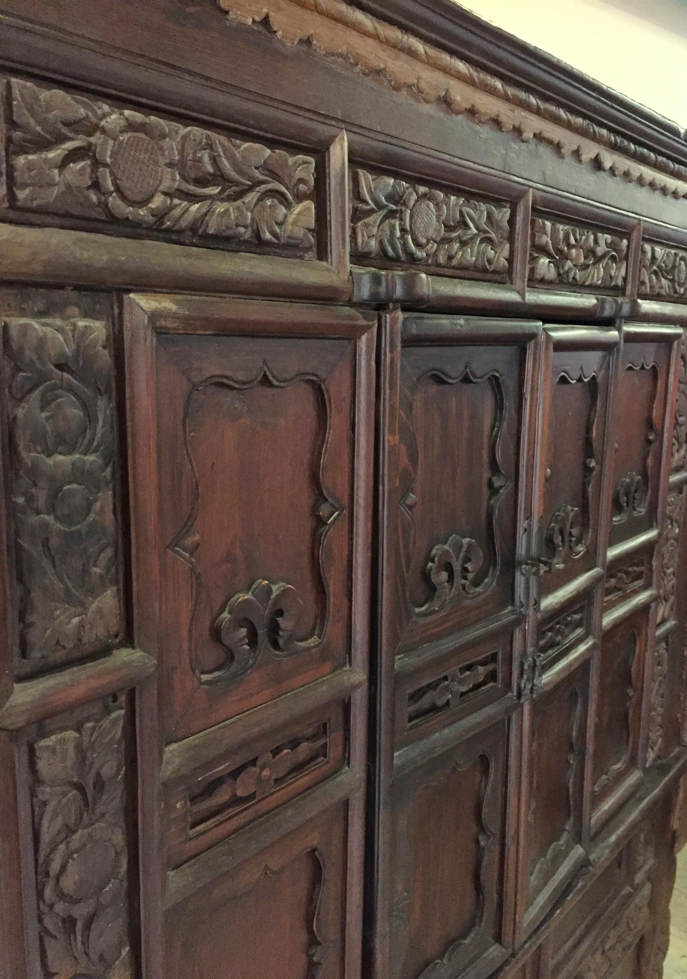 Chinese Antique General's Armoire  For Sale 10