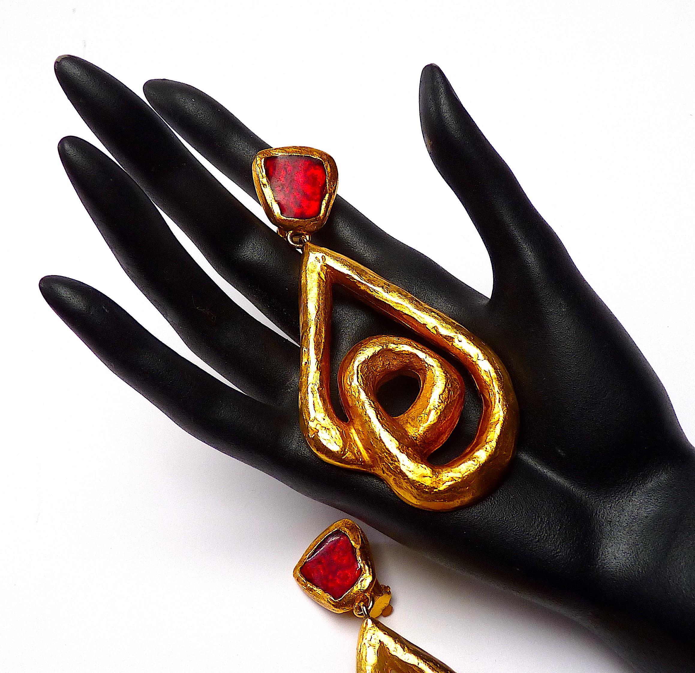 Massive CHRISTIAN LACROIX Earrings from the 1990s 1