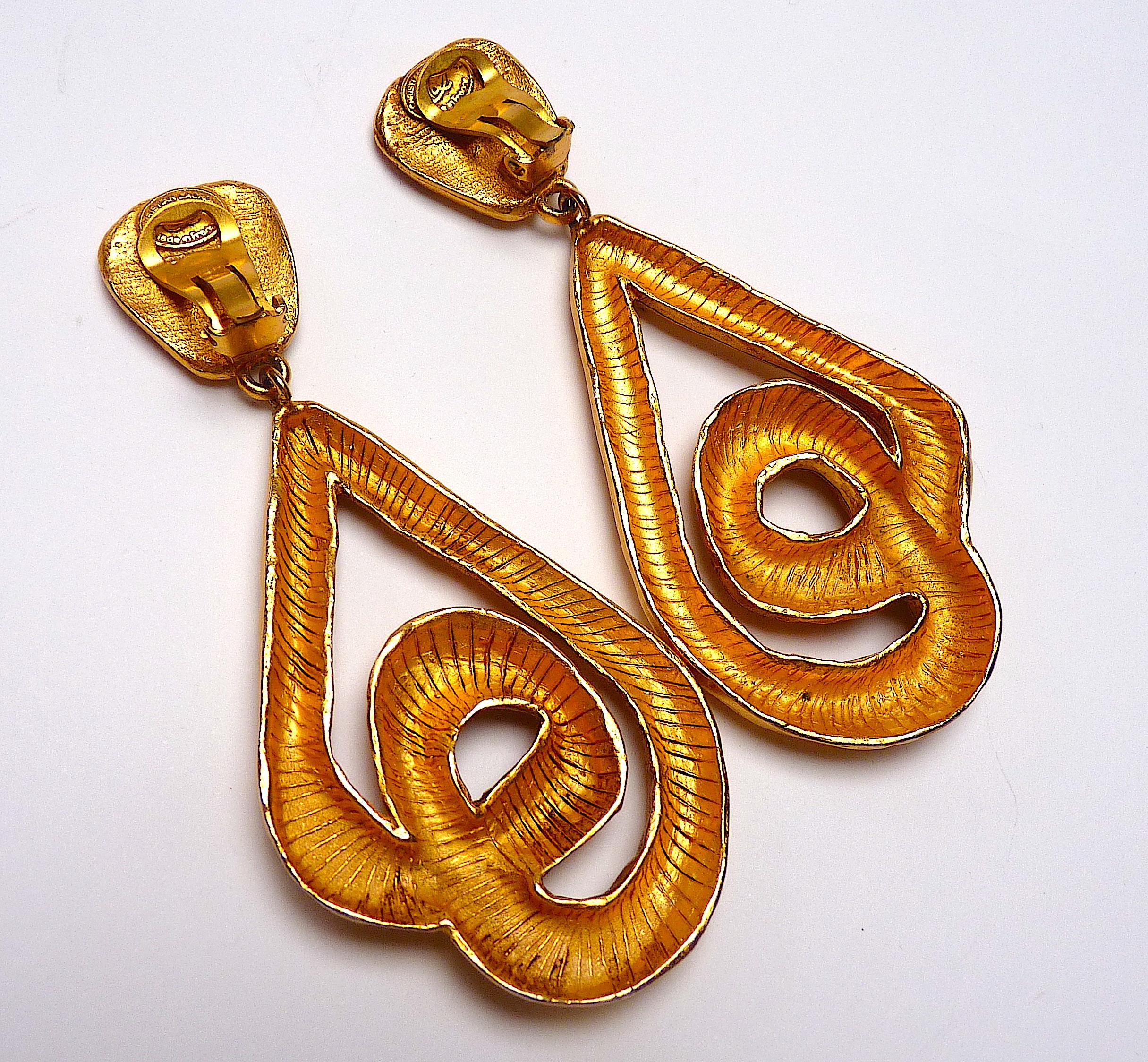 Massive CHRISTIAN LACROIX Earrings from the 1990s 3