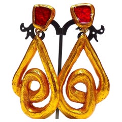 Massive CHRISTIAN LACROIX Earrings from the 1990s
