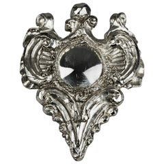 Vintage Massive CHRISTIAN LACROIX NOEL 2007 Mirror Heart Limited Edition Pendant Brooch