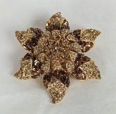 Broche Flor Ciner Masivo en Capas