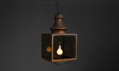Massive Copper Lantern, England circa 1910